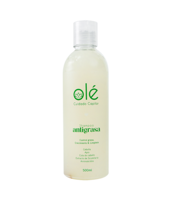 Olé – Shampoo Antigrasa Cebolla, Jengibre y Apio 500ml