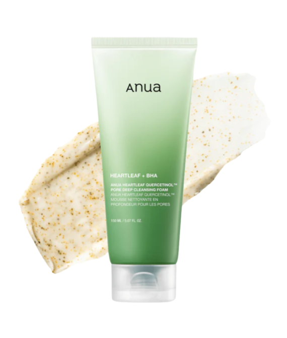 Anua – Espuma Limpiadora Heartleaf Quercetinol 150ml