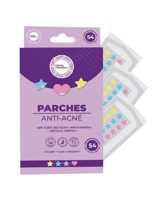 Cabello Cosméticos – Parches Anti Acné Formas 54ud