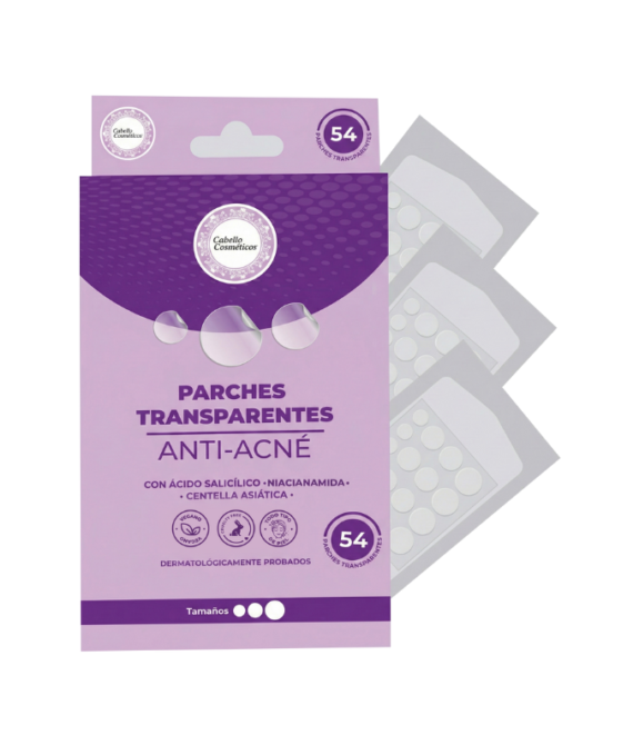 Cabello Cosméticos – Parches Anti Acné Transparentes 54ud