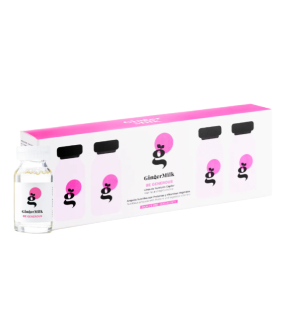 Ginger Milk – Caja Ampolla Nutritiva Be Generous 6ud