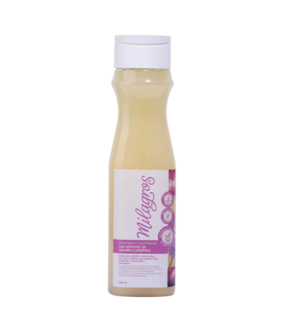 Milagros – Shampoo Crecimiento Cebolla y Péptidos 450ml