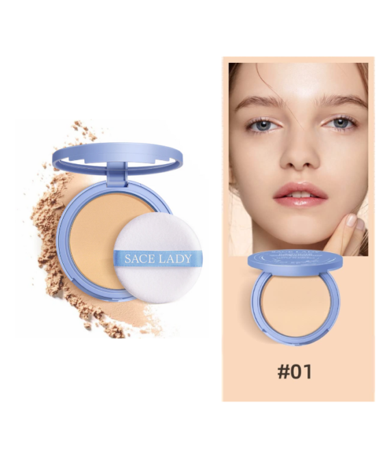 Sace Lady – Polvo Compacto Lasting Waterproof #01 10g