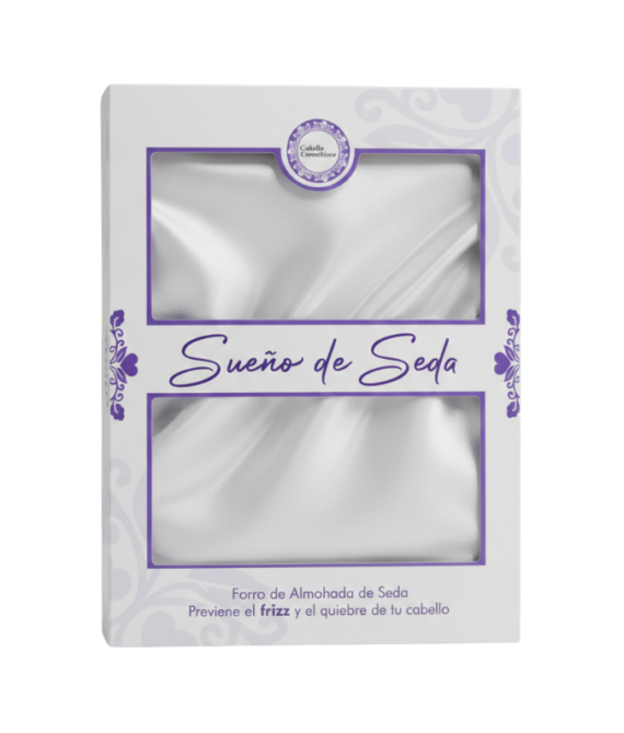 Cabello Cosméticos – Funda de Almohada Sueño de Seda Blanco